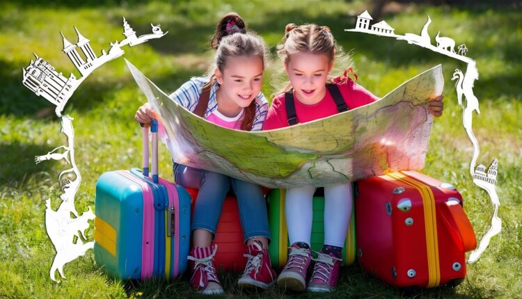girls-with-luggage-reading-map